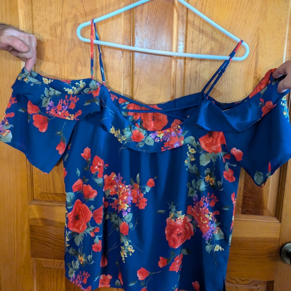 Skies are blue XL top